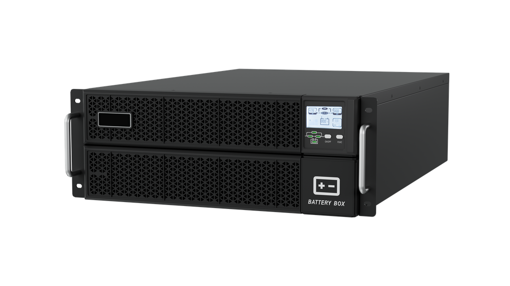 UPS model RD4000R SS series 6kVA/kW, Rack UPS, with battery, 7Ah/12V*16, 230/50h input/output