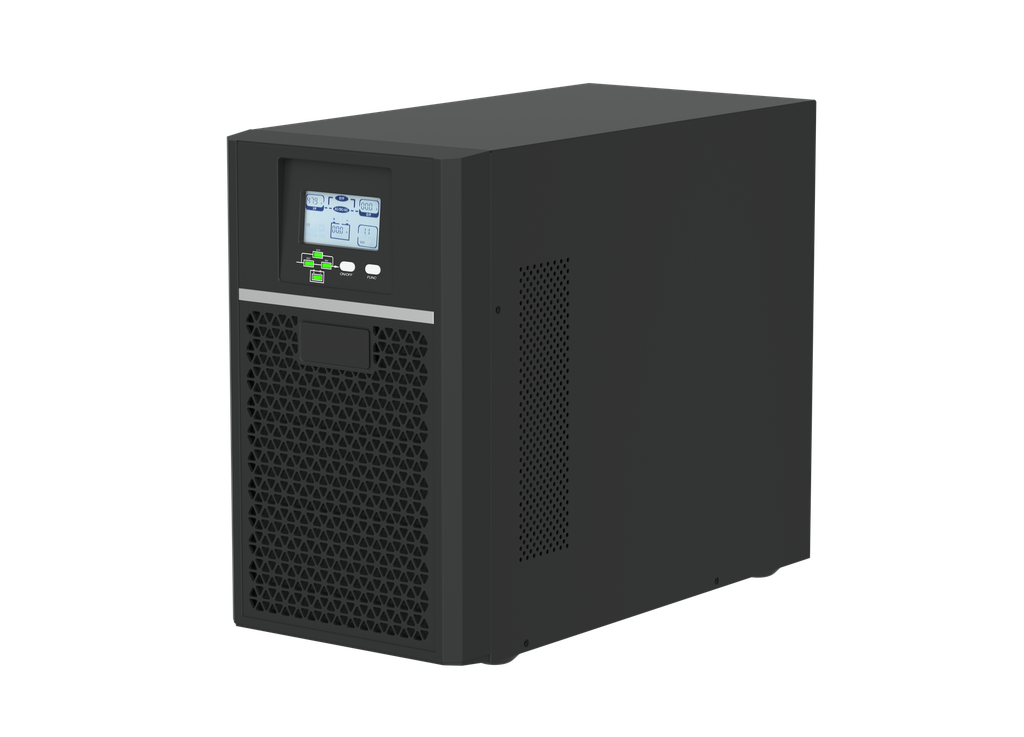 UPS model RD4000 SS series 3kVA/kW, Tower UPS, with space for 8pcs 7/9Ah battery, without batt, 96VDC, 230/50hz input/output, IEC socket and schuko plug